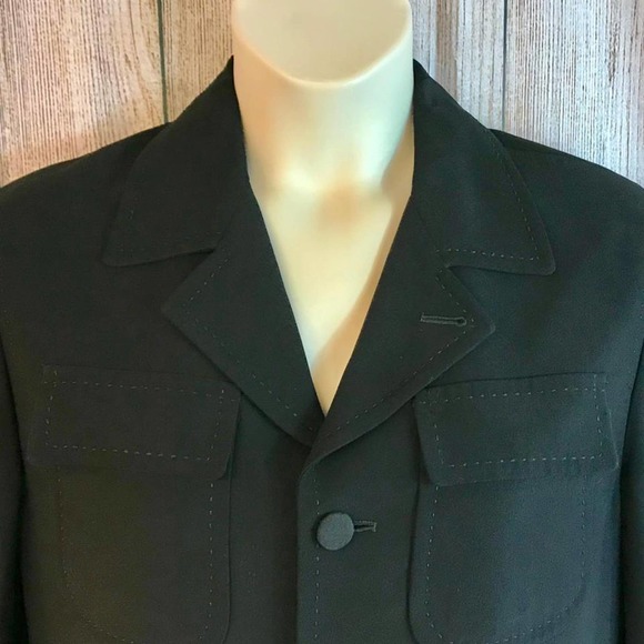 Gianfranco Ferre l Black Blazer Jacket 48